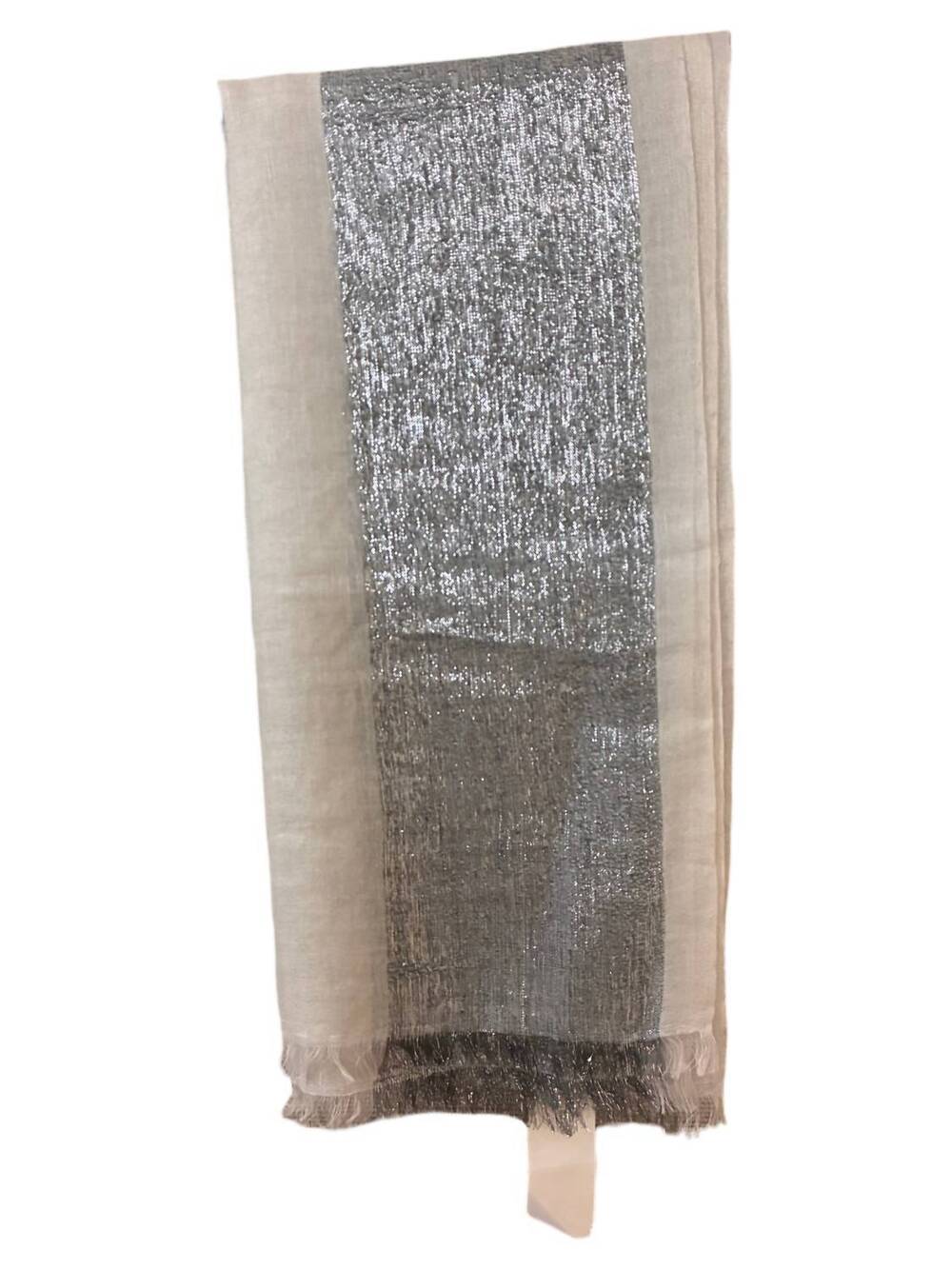 NEW JANE CARR women's solitaire scarf in mist